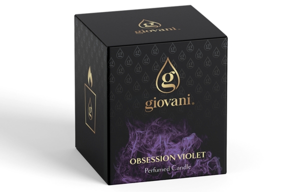 Kerze Giovani Obsession Violet