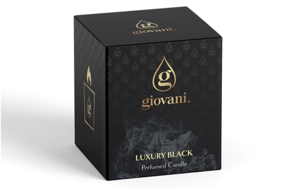 Parfümierte Kerze Giovani Luxury Black